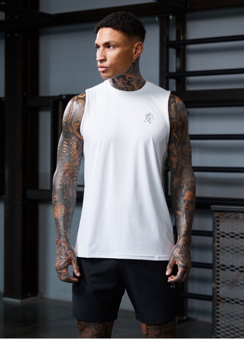 Gym king vest on sale tops